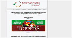 Desktop Screenshot of festivefoods.co.nz