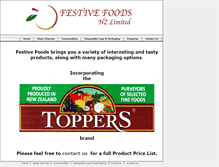 Tablet Screenshot of festivefoods.co.nz